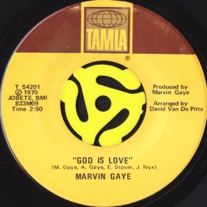 画像2: MARVIN GAYE / WHAT'S GOING ON b/w GOD IS LOVE (45's) (2)