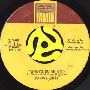 画像1: MARVIN GAYE / WHAT'S GOING ON b/w GOD IS LOVE (45's) (1)
