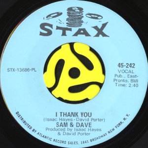 画像1: SAM & DAVE / I THANK YOU b/w WRAP IT UP (45's) (1)