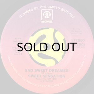 画像1: SWEET SENSATION / SAD SWEET DREAMER (45's) (VINYL PRESS) (1)