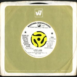 画像3: CHARLES WRIGHT AND THE WATTS 103RD STREET RHYTHM BAND / LOVE LAND (45's) (WHITE PROMO) (3)