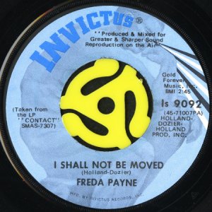 画像2: FREDA PAYNE / BRING THE BOYS HOME b/w I SHALL NOT BE MOVED (45's) (2)