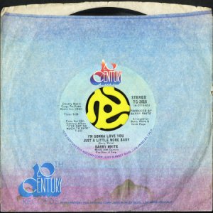 画像3: BARRY WHITE / I'M GONNA LOVE YOU JUST A LITTLE MORE BABY (45's) (3)