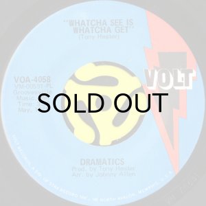 画像1: DRAMATICS / WHATCHA SEE IS WHATCHA GET (45's) (1)