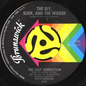 画像1: THE LOST GENERATION / THE SLY, SLICK AND THE WICKED (45's) (1)