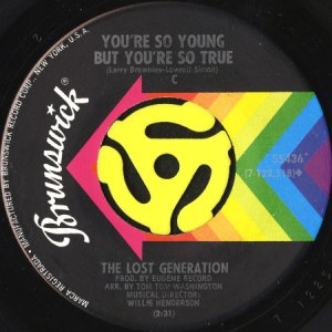 画像2: THE LOST GENERATION / THE SLY, SLICK AND THE WICKED (45's) (2)