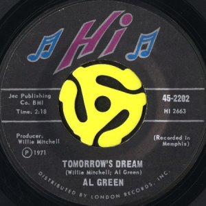 画像2: AL GREEN / LET'S STAY TOGETHER (45's) (2)