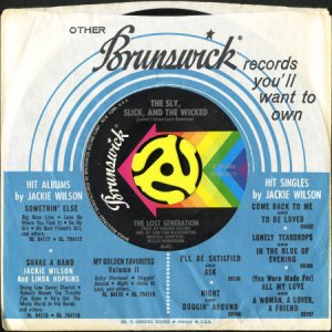 画像3: THE LOST GENERATION / THE SLY, SLICK AND THE WICKED (45's) (3)