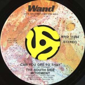 画像2: THE SOUTH SIDE MOVEMENT / MUD WIND b/w CAN YOU GET TO THAT (45's) (VINYL PRESS) (2)