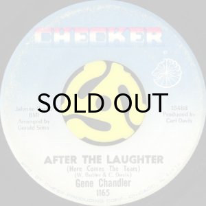 画像2: GENE CHANDLER / TO BE A LOVER b/w AFTER THE LAUGHTER (HERE COME THE TEARS) (45's) (2)