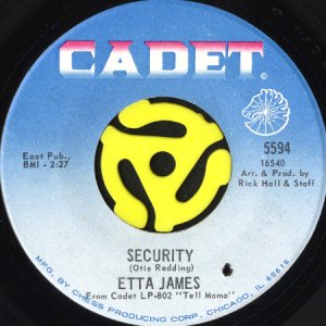 画像1: ETTA JAMES / SECURITY (45's) (1)
