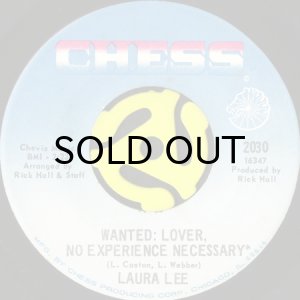 画像1: LAURA LEE / WANTED: LOVER, NO EXPERIENCE NECESSARY (45's) (1)
