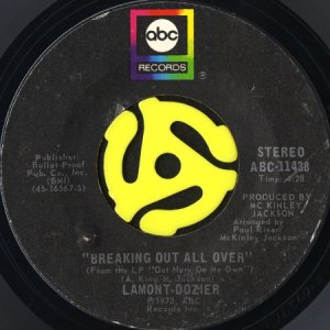 画像2: LAMONT DOZIER / FISH AIN'T BITIN' b/w BREAKING OUT ALL OVER (45's) (2)