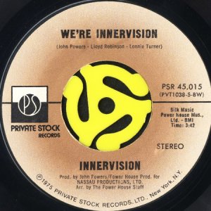 画像2: INNERVISION / HONEY BABY (BE MINE) b/w WE'RE INNERVISION (45's) (2)