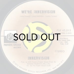 画像2: INNERVISION / HONEY BABY (BE MINE) b/w WE'RE INNERVISION (45's) (2)