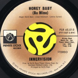 画像1: INNERVISION / HONEY BABY (BE MINE) b/w WE'RE INNERVISION (45's) (1)