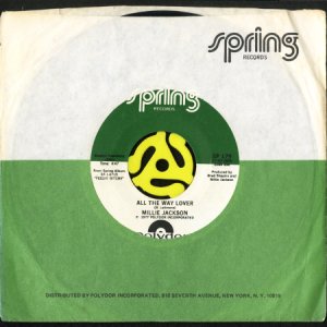 画像3: MILLIE JACKSON / ALL THE WAY LOVER (45's) (3)