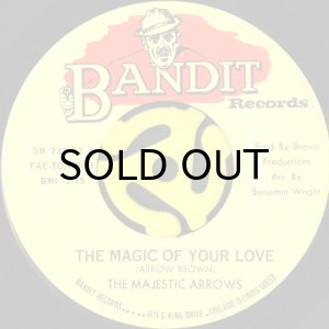 画像1: THE MAJESTIC ARROWS / THE MAGIC OF YOUR LOVE (45's) (1)