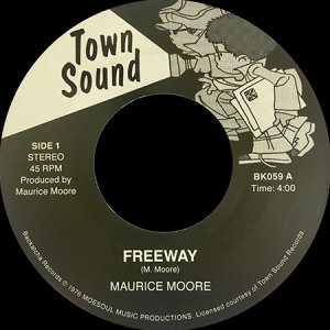 画像1: MAURICE MOORE / FREEWAY b/w EVERYTHING THAT SHINES AIN'T GOLD (45's) (1)