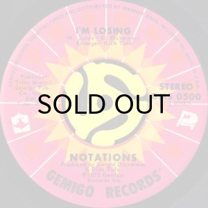 画像2: NOTATIONS / THINK BEFORE YOU STOP b/w I'M LOSING (45's) (VINYL PRESS) (2)