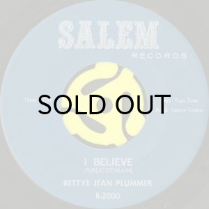 画像2: BETTYE JEAN PLUMMER / BABY I WANT YOU BACK (45's) (2)