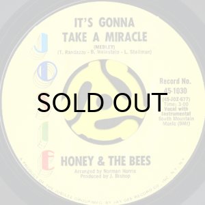 画像1: HONEY & THE BEES / IT'S GONNA TAKE A MIRACLE b/w WHAT ABOUT ME (45's) (1)