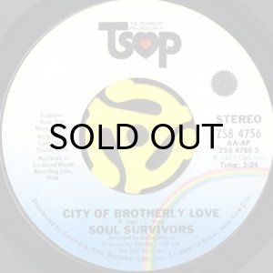 画像1: SOUL SURVIVORS / CITY OF BROTHERLY LOVE (45's) (1)