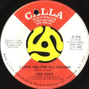 画像1: THE FUZZ / I LOVE YOU FOR ALL SEASONS (45's) (1)