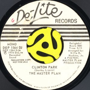 画像1: THE MASTER PLAN / CLINTON PARK (45's) (WHITE PROMO) (1)