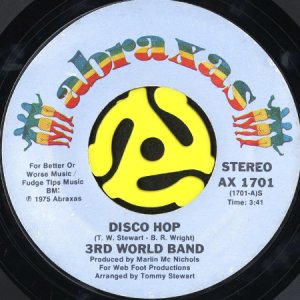画像1: 3RD WORLD BAND / DISCO HOP b/w LET'S BOOGIE AT THE DISCO (45's) (1)