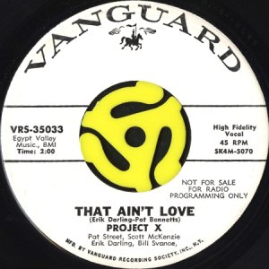 画像2: PROJECT X / GOT NO REASON TO CRY b/w THAT AIN'T LOVE (45's) (WHITE PROMO) (2)
