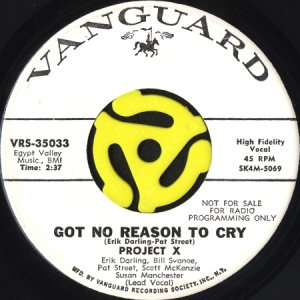 画像1: PROJECT X / GOT NO REASON TO CRY b/w THAT AIN'T LOVE (45's) (WHITE PROMO) (1)