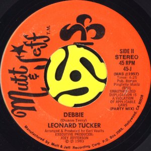 画像2: LEONARD TUCKER / DEBBIE (45's) (2)