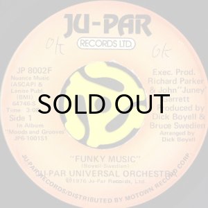 画像1: JU-PAR UNIVERSAL ORCHESTRA / FUNKY MUSIC b/w TIME (45's) (1)