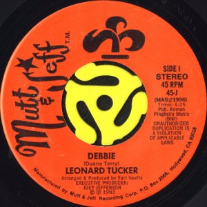 画像1: LEONARD TUCKER / DEBBIE (45's) (1)