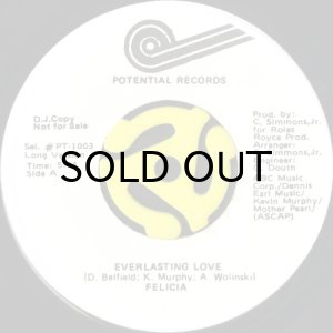 画像1: FELICIA / EVERLASTING LOVE (45's) (WHITE PROMO) (1)