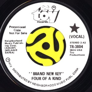 画像1: FOUR OF A KIND / BRAND NEW KEY (45's) (WHITE PROMO) (1)