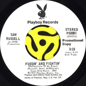 画像2: SAM RUSSELL / FUSSIN' AND FIGHTIN' (REFLECTIONS OF MY EYES) (45's) (WHITE PROMO) (2)