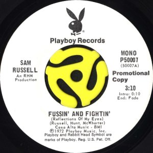 画像1: SAM RUSSELL / FUSSIN' AND FIGHTIN' (REFLECTIONS OF MY EYES) (45's) (WHITE PROMO) (1)