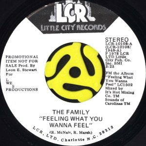 画像1: THE FAMILY / FEELING WHAT YOU WANNA FEEL b/w TRUMP TIGHT (45's) (WHITE PROMO) (1)