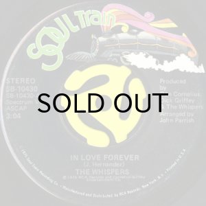 画像1: THE WHISPERS / IN LOVE FOREVER b/w FAIRYTALES (45's) (1)