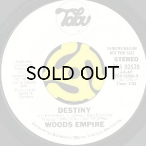 画像2: WOODS EMPIRE / DESTINY (45's) (WHITE PROMO) (2)