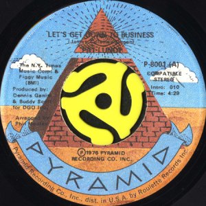 画像1: PAT LUNDY / LET'S GET DOWN TO BUSINESS b/w AIN'T NO PITY IN THE NAKED CITY (45's) (1)