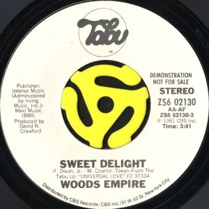 画像2: WOODS EMPIRE / SWEET DELIGHT (45's) (WHITE PROMO) (2)