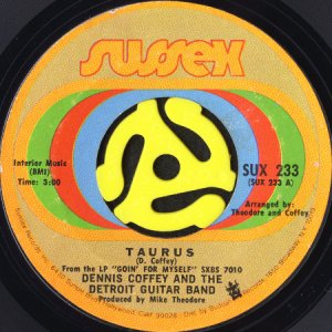 画像1: DENNIS COFFEY & THE DETROIT GUITAR BAND / TAURUS (45's) (1)