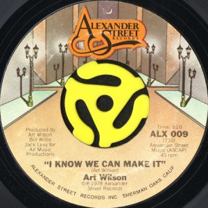 画像1: ART WILSON / I KNOW WE CAN MAKE IT b/w UNBELIEVABLE (45's) (1)