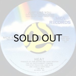 画像1: HEAT / JUST LIKE YOU (45's) (1)