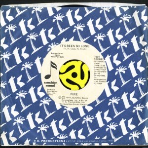 画像3: FIRE / IT'S BEEN SO LONG (45's) (WHITE PROMO) (3)