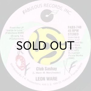 画像2: LEON WARE / WHAT'S YOUR NAME b/w CLUB SASHAY (45's) (2)