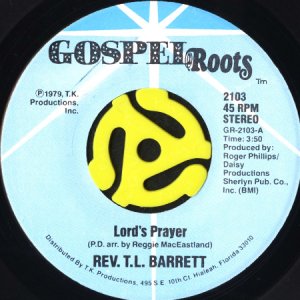 画像1: REV.T.L. BARRETT / LORD'S PRAYER (45's) (1)